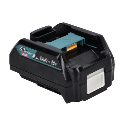 Makita Power Source Kit 40 V max. avec 2x BL 4025 batterie 2.5 Ah ( 2x 191B36-3 ) + DC 40 RA chargeur rapide ( 191E07-8 ) + ADP10 adaptateur de charge LXT sur XGT 14,4V 18V ( 191C10-7 )