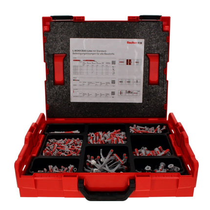 Fischer L-Boxx 102 DUO-Line Other plug sets + Case DUOBLADE DUOTEC DUOPOWER 833pcs. (558626)