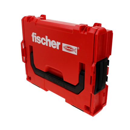 Fischer L-Boxx 102 Power Fast II Viti per truciolato - 1801 pz. ( 558739 ) + Valigetta L-Boxx - Testa svasata con Torx filetto intero / filetto parziale elettrozincato, passivato blu