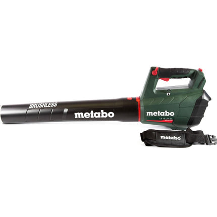 Soplador de hojas a batería Metabo LB 18 LTX BL 18 V sin escobillas + 1x batería 10,0 Ah - sin cargador