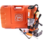 Taladro perforador magnético universal Fein KBU 35 PQW hasta 35 mm (72707261000) + juego de accesorios de 5 piezas + estuche