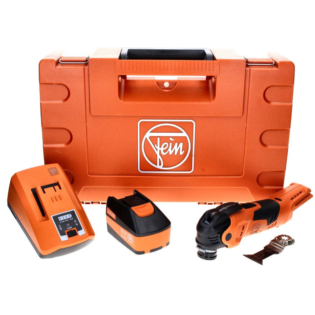 Fein MultiMaster AMM 300 Plus Select Utensile ad oscillazione a batteria 12V / Starlock Plus + 1x Batteria 6,0 Ah + Caricabatterie + Valigetta