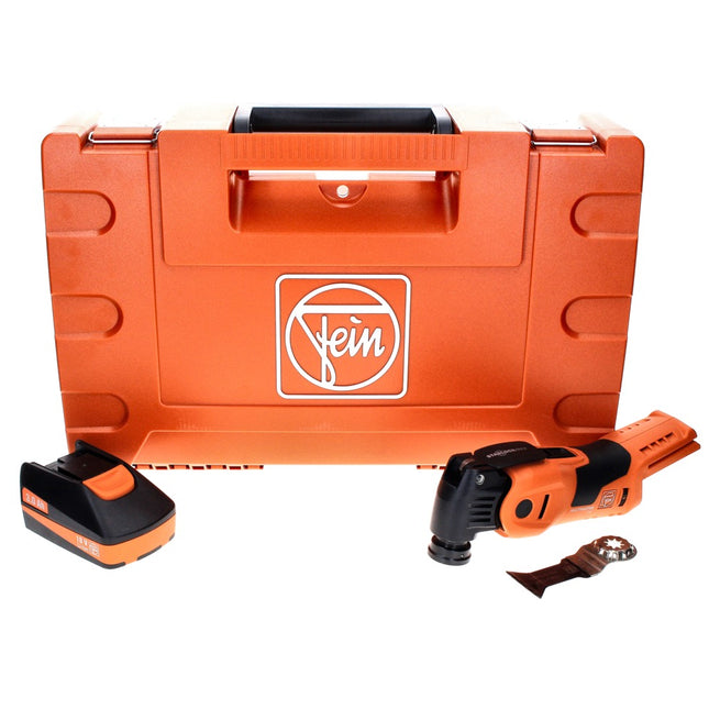 Fein MultiMaster AMM 700 MAX C Machine oscillante sans fil, 18 V, Starlock Max, sans balai + 1x Batterie 3 Ah + Coffret - sans chargeur