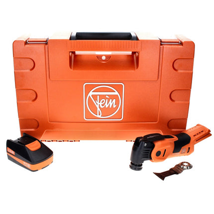 Fein MultiMaster AMM 700 MAX C Machine oscillante sans fil, 18 V, Starlock Max, sans balai + 1x Batterie 3 Ah + Coffret - sans chargeur