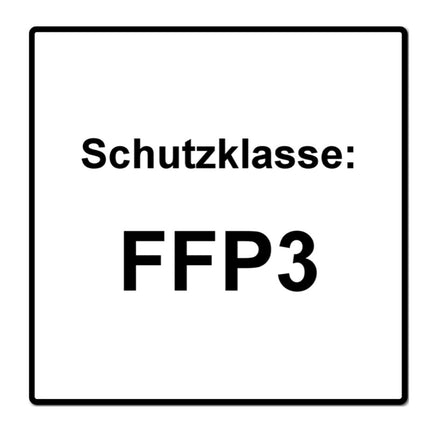 Dräger X-plore 1930 mascarilla respiratoria sin válvula 5 piezas EN149:2001 FFP3 NR D talla M/L