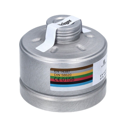 Dräger X-plore Rd40 Filtre de protection respiratoire - 4x pièces A1B2E2K1 Hg CO NO-P3 RD (4x 6738801) EN148-1