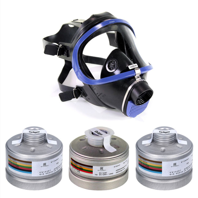 Mascarilla facial Dräger X-plore 6300 (R55800) EN 148-1 / EN 136 Clase 2 + 6738801)