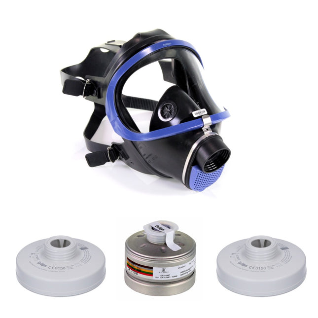 Mascarilla facial Dräger X-plore 6300 (R55800) EN 148-1 / EN 136 Clase 2 +