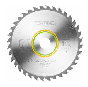 Festool Universal Sägeblatt W36 210 x 2,4 x 30 mm ( 493198 ) für Tauchsäge TS 75