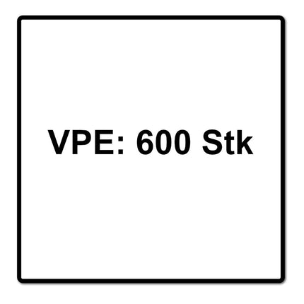 Tornillo de cabeza plana para pared trasera SPAX 3,5 x 25 mm 600 piezas (2x 0151010350253) Torx T-STAR Plus T20 para paredes traseras sin lente rosca completa Wirox 4Cut