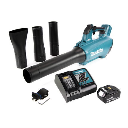 Makita DUB 184 RM1 soplador sin cable 18 V sin escobillas + 1x batería 4.0 Ah + cargador