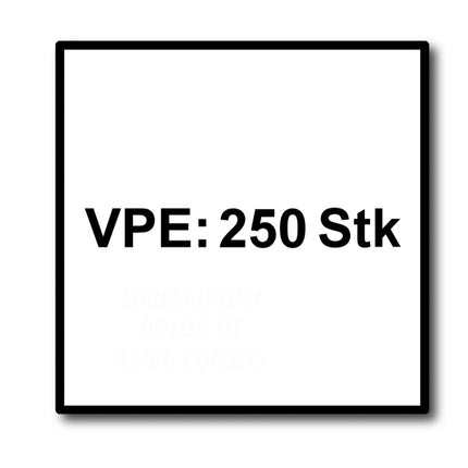 Tornillo cabeza placa SPAX HI.FORCE 6,0 x 220 mm 250 piezas (5x 0251010602205) Torx T-Star Plus T30 rosca parcial Wirox 4Cut