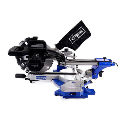 Sierra tronzadora Scheppach HM254 2000 W 255 mm (5901216901) + 1x hoja de sierra 60Z HW + 1x hoja de sierra 48Z HW