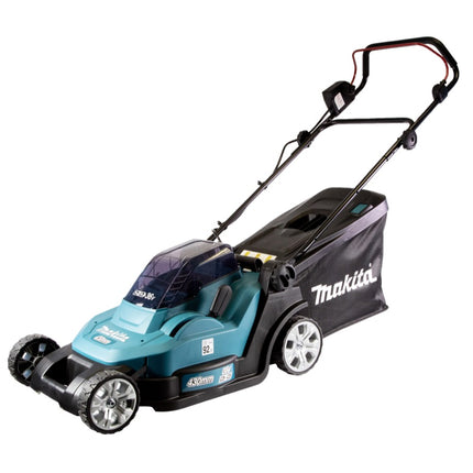 Makita DLM 432 G2 cordless lawn mower 36 V ( 2x 18 V ) 43 cm brushless + 2x battery 6.0 Ah - without charger