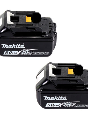 Cortacésped a batería Makita DLM 382 T2 36 V (2x 18 V) 38 cm 40 l + 2x batería 5,0 Ah - sin cargador