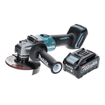 Makita GA 005 GM1 Meuleuse d'angle sans fil 40 V max. 125 mm Brushless XGT + 1x batterie 4,0 Ah - sans chargeur