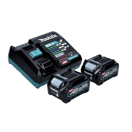 Amoladora angular a batería Makita GA 013 GD2 40 V máx. 125 mm sin escobillas XGT + 2 baterías 2,5 Ah + cargador