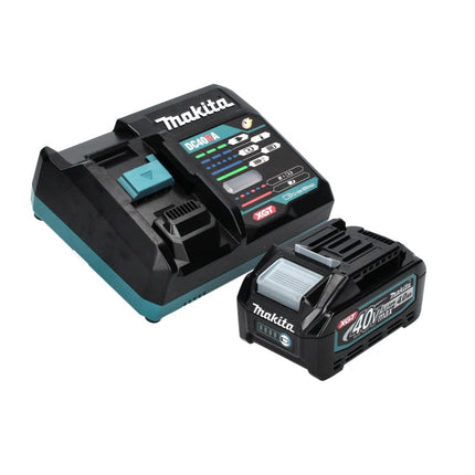 Amoladora angular a batería Makita GA 013 GM1 40 V máx. 125 mm sin escobillas XGT + 1x batería 4,0 Ah + cargador