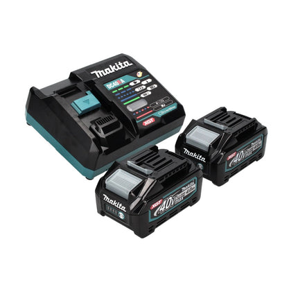 Amoladora angular a batería Makita GA 013 GM2 40 V máx. 125 mm sin escobillas XGT + 2x baterías 4,0 Ah + cargador