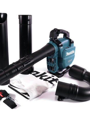 Soplador / aspirador de hojas a batería Makita DUB 363 ZV 36 V (2x 18 V) sin escobillas + juego de aspiración - sin batería, sin cargador