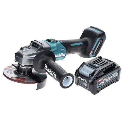 Amoladora angular a batería Makita GA 008 GM1 40 V máx. 125 mm sin escobillas XGT + 1x batería 4,0 Ah - sin cargador