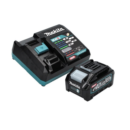 Amoladora angular a batería Makita GA 008 GM1 40 V máx. 125 mm sin escobillas XGT + 1x batería 4,0 Ah + cargador