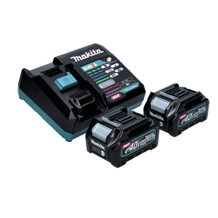 Smerigliatrice angolare a batteria Makita GA 016 GD2 40 V max. 125 mm Brushless  XGT + 2x batteria 2,5 Ah + caricabatteria