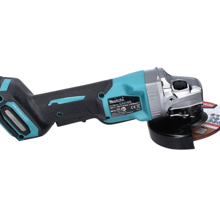 Amoladora angular a batería Makita GA 016 GM1 40 V máx. 125 mm sin escobillas XGT + 1x batería 4,0 Ah + cargador