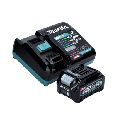Taladro percutor a batería Makita HP 001 GD1 40 V máx. 140 Nm XGT Brushless + 1x batería 2,5 Ah + cargador