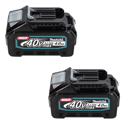 Makita JR 001 GM2 Sega circolare a batteria 40 V max. senza spazzole XGT + 2x batteria 4,0 Ah + caricabatterie - senza custodia
