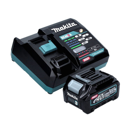 Makita JR 001 GD101 Sega circolare a batteria 40 V max. senza spazzole XGT + 1x batteria 2,5 Ah + caricabatteria + custodia
