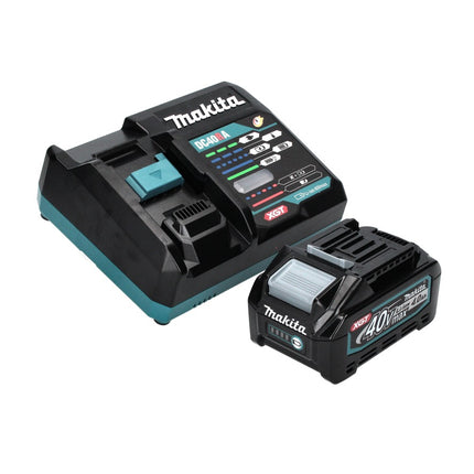 Taladro percutor a batería Makita HP 001 GM101 40 V máx. 140 Nm XGT Brushless + 1x batería 4,0 Ah + cargador + Makpac