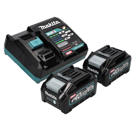 Perceuse à percussion sur batterie Makita HP 001 GM201 40 V max. 140 Nm XGT Brushless + 2x batterie 4,0 Ah + chargeur + Makpac