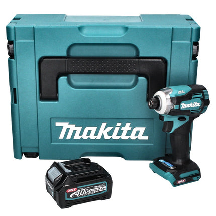 Makita TD 001 GD101 Akku Schlagschrauber 40 V 220 Nm 1/4" XGT Brushless + 1x Akku 2,5 Ah + Makpac - ohne Ladegerät