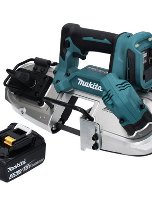 Makita DPB 183 F1 Scie à ruban sans fil 18 V 66 mm brushless + 1x Batterie 3,0 Ah - sans chargeur