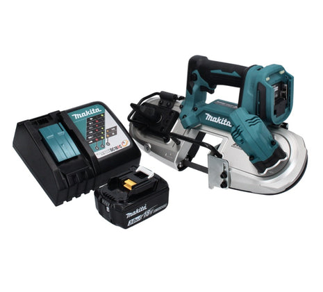 Makita DPB 183 RF1 Scie à ruban sans fil 18 V 66 mm brushless + 1x Batterie 3,0 Ah + Chargeur