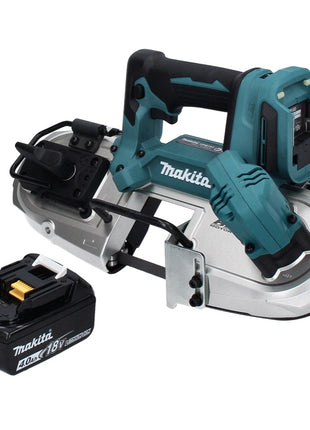 Makita DPB 183 M1 Scie à ruban sans fil 18 V 66 mm brushless + 1x Batterie 4.0 Ah - sans chargeur