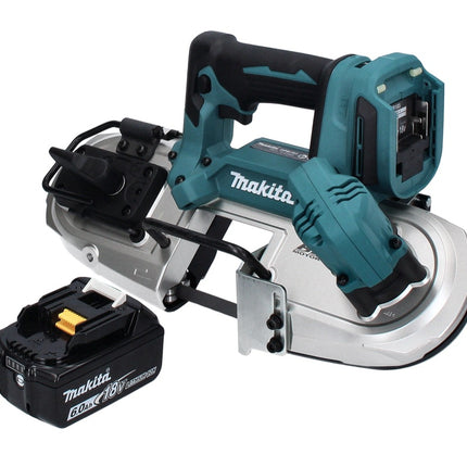 Sierra de cinta sin cable y sin escobillas Makita DPB 183 G1 18 V 66 mm + 1x batería 6,0 Ah - sin cargador