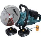 Makita DCE 090 M2X1 amoladora de corte a batería 36 V (2x 18 V) 230 mm sin escobillas + 2x batería 4,0 Ah - sin cargador
