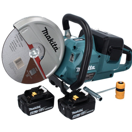 Makita DCE090ZX1 Decoupeuse sans fil sans balai 230 mm 36 V (2x 18 V) + 2x Batteries 4 Ah - sans chargeur
