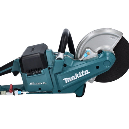 Makita DCE 090 RM2X1 Cordless Brushless Disc Cutter 36 V (2x 18 V) 230 mm + Batteries 4.0 Ah + Charger