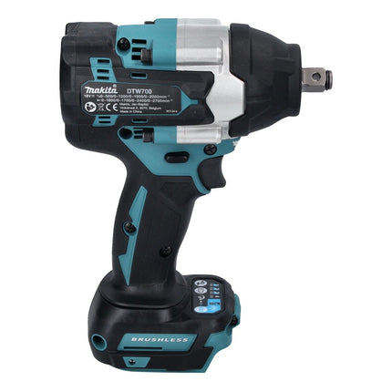 Makita DTW 700 RM1 akumulatorowy klucz udarowy 18 V 700 Nm 1/2" XPT bezszczotkowy + 1x akumulator 4,0 Ah + ładowarka