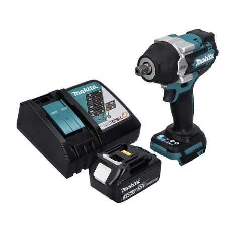 Avvitatore a impulsi a batteria Makita DTW 701 RF1 18 V 700 Nm 1/2" XPT Brushless + 1x batteria ricaricabile 3.0 Ah + caricabatterie