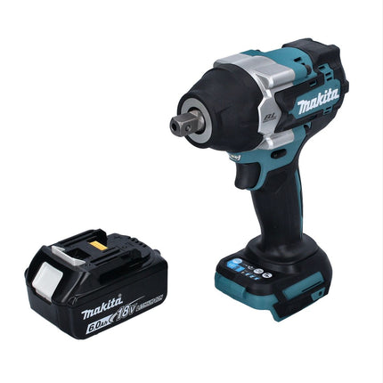 Makita DTW 701 G1 cordless impact wrench 18 V 700 Nm 1/2" XPT Brushless + 1x rechargeable battery 6.0 Ah - without charger
