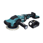 Ponceuse excentrique sans fil Makita DPO 600 T1 18 V 150 mm XPT Brushless + 1 batterie 5,0 Ah - sans chargeur