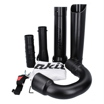 Makita DUB 363 PT2V Soplador / aspirador de hojas sin cable 36 V ( 2x 18 V ) sin escobillas + juego de aspiración + 2x batería recargable 5,0 Ah + cargador doble