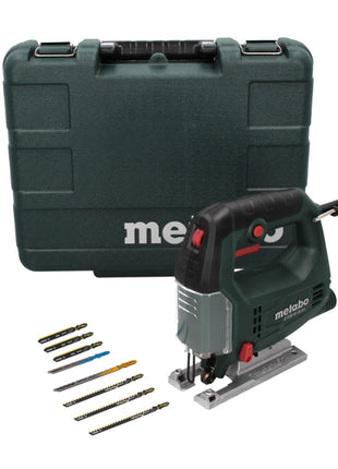 Metabo STEB 65 Quick Stichsäge 450 Watt + 6x Stichsägeblatt + Koffer