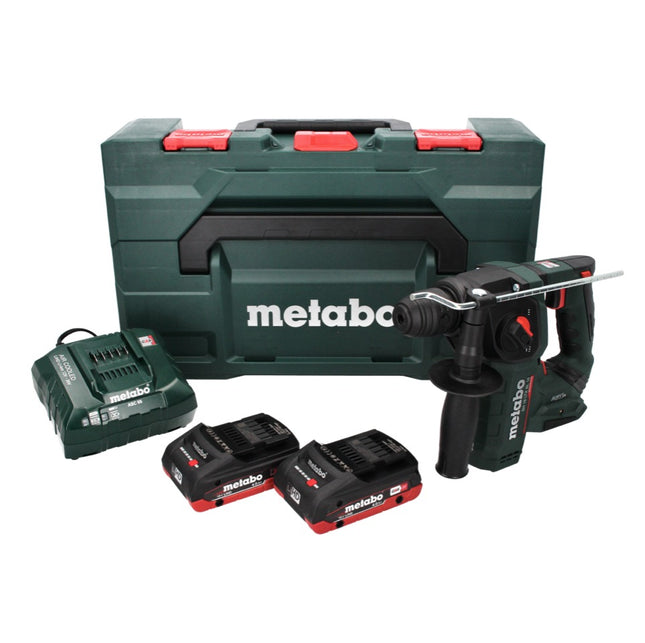 Metabo BH 18 LTX BL 16 cordless hammer drill 18 V 1.3 J SDS-plus Brushless ( 600324800 ) + 2x battery 4.0 Ah + charger + MetaBOX