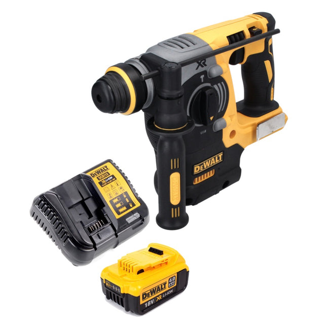 DeWalt DCH 273 M1 cordless combi hammer 18 V 2.1 J SDS Plus Brushless + 1x rechargeable battery 4.0 Ah + charger