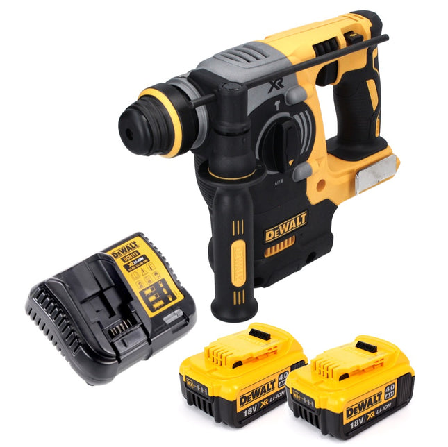 DeWalt DCH 273 M2 cordless combi hammer 18 V 2.1 J SDS Plus Brushless + 2x rechargeable battery 4.0 Ah + charger